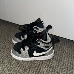 Black,Grey,White and Red Toddler Air Jordans
